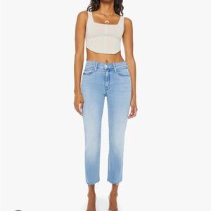 Mother Women's Light Blue Jeans